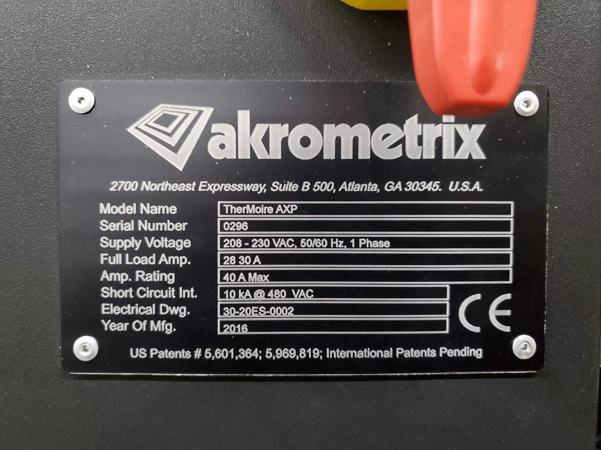 AKROMETRIX Thermoire AXP 0296 Thermal Metrology System