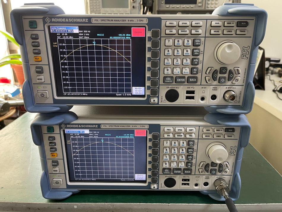 Rohde & Schwarz FSL3 Spectrum Analyzer 9 kHz - 3 GHz _ 0775 - XG eqpt
