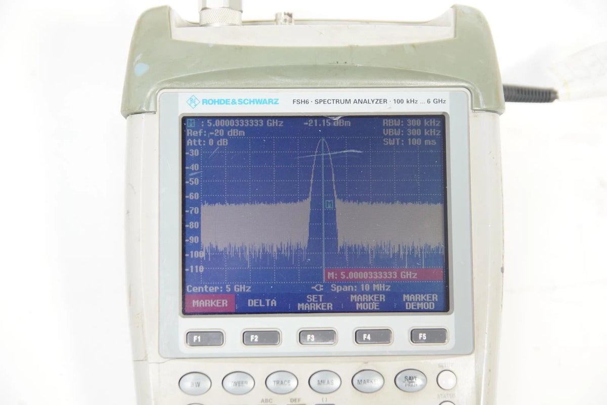 Rohde and Schwarz FSH6 100kHz - 6GHz Spectrum Analyzer