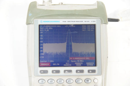 Rohde and Schwarz FSH6 100kHz - 6GHz Spectrum Analyzer