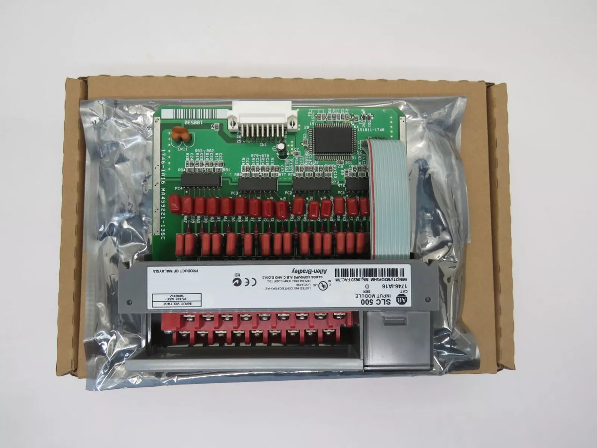Allen-Bradley 1746-IA16 Digital Input Module SLC 500 SER D 110-120 VAC - NEW