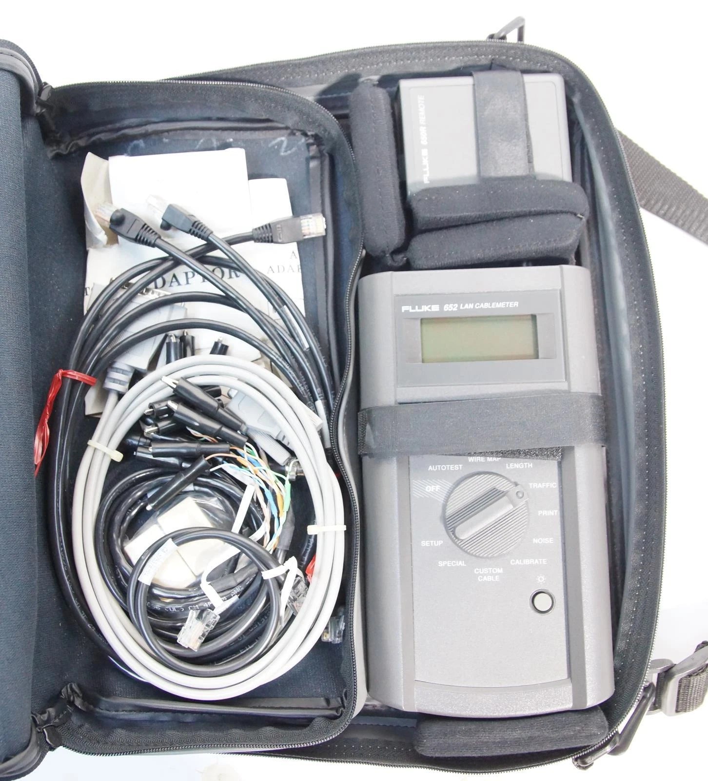 Fluke 652 LAN Cablemeter and 650R Remote