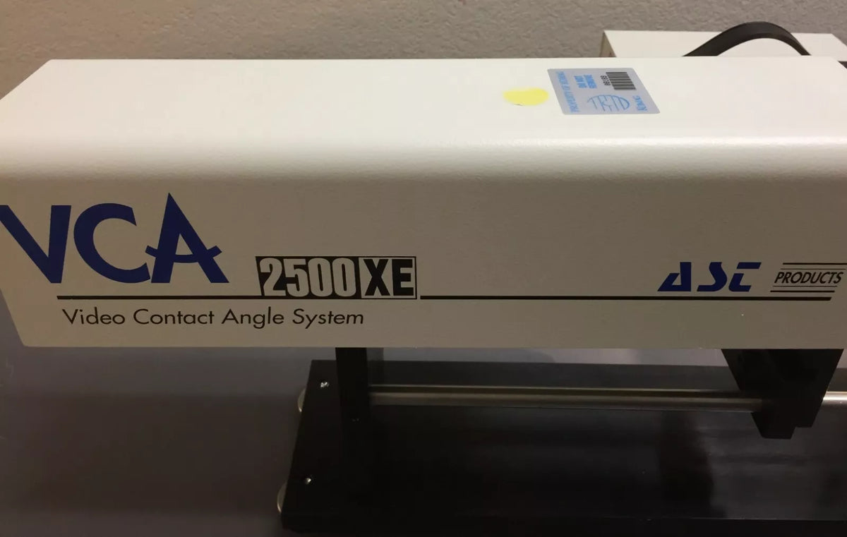 AST VCA 2500XE Video Contact Angle System with Video Monitor & Illuminator