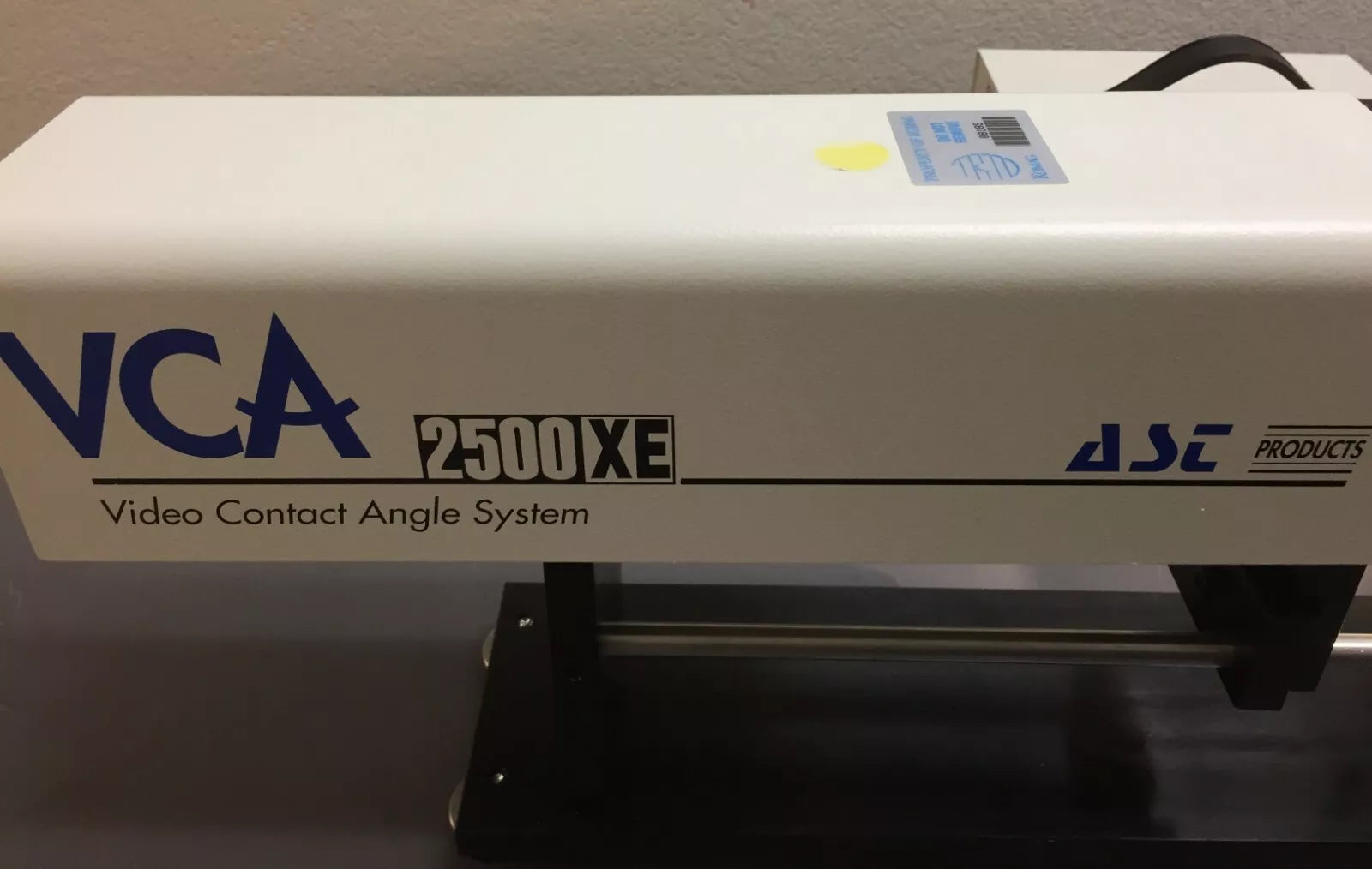 AST VCA 2500XE Video Contact Angle System with Video Monitor & Illuminator