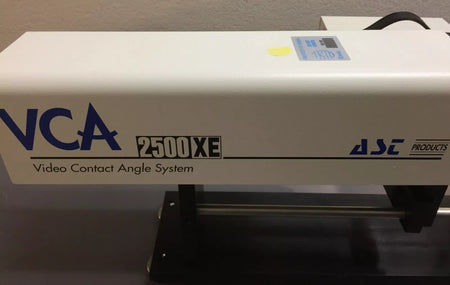 AST VCA 2500XE Video Contact Angle System with Video Monitor & Illuminator