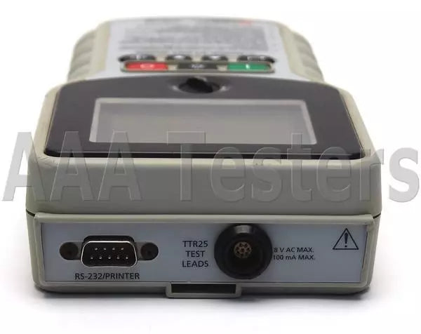 Megger TTR25 Single & Three Phase Transformer Turns Ratio Tester TTR 25 - XG eqpt