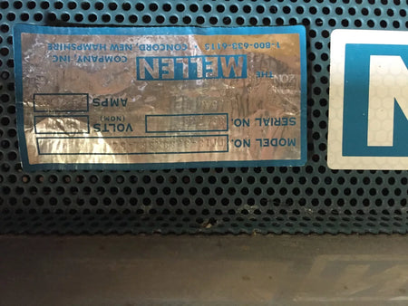Mellen TT13-8.88 x 36M-3Z Annealing Tube Furnace with 3-Zone Temp Controller