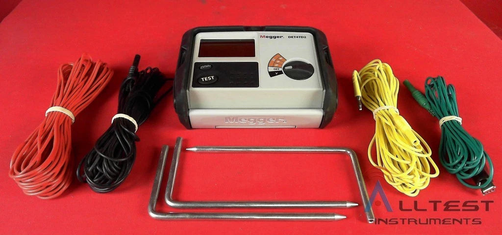 Megger DET4TD2 4 Terminal Earth Ground Resistance Tester