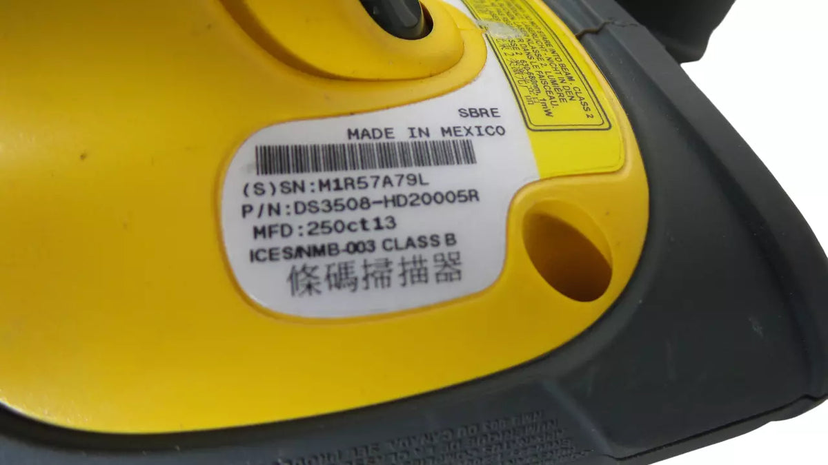 LOT OF 4 Symbol DS3508-HD20005R Handheld Barcode Scanner