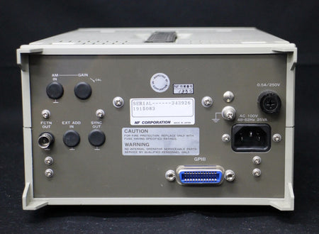 NF 1915 2MHz Function Synthesizer with Digital Display