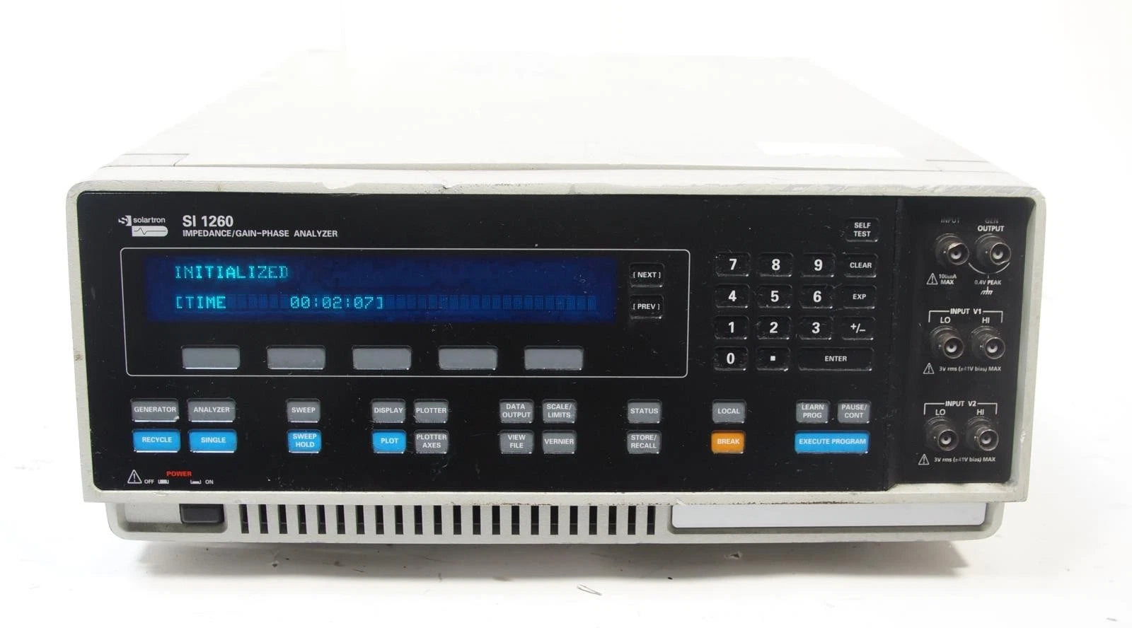 Solartron Schlumberger SI-1260 Impedance Gain/Phase Analyzer 1260A
