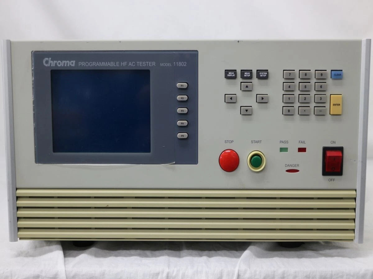 Chroma 11802 2500V 1MHz Programmable HF AC Tester(power supply 100V)
