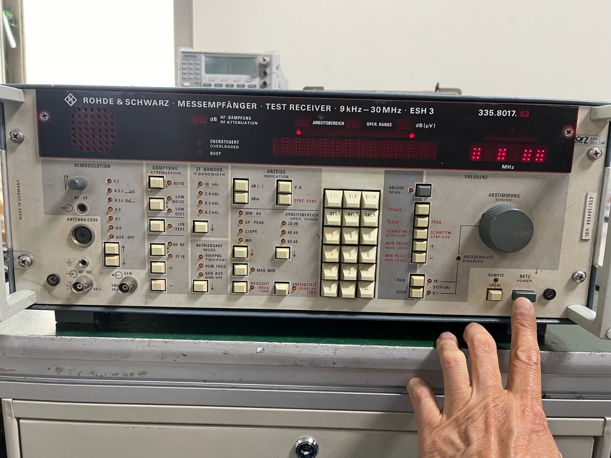 Rohde &amp; Schwarz ESH3 EMI Test Receiver 9KHz - 30MHz