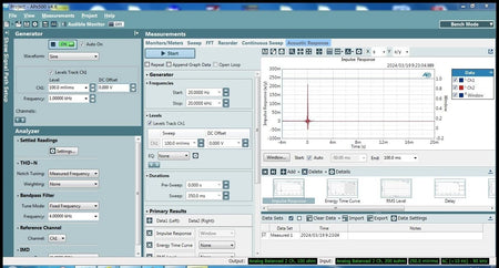 Audio Precision APX515 Audio Analyzer with Wide Range of Measurement Features
