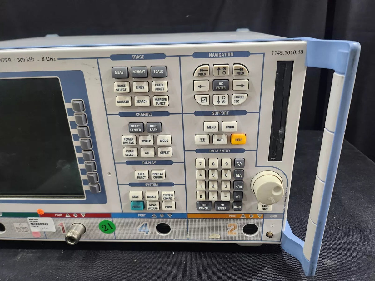 R&S ZVB8 Vector Network Analyzer 300 kHz to 8 GHz As-is (0363)
