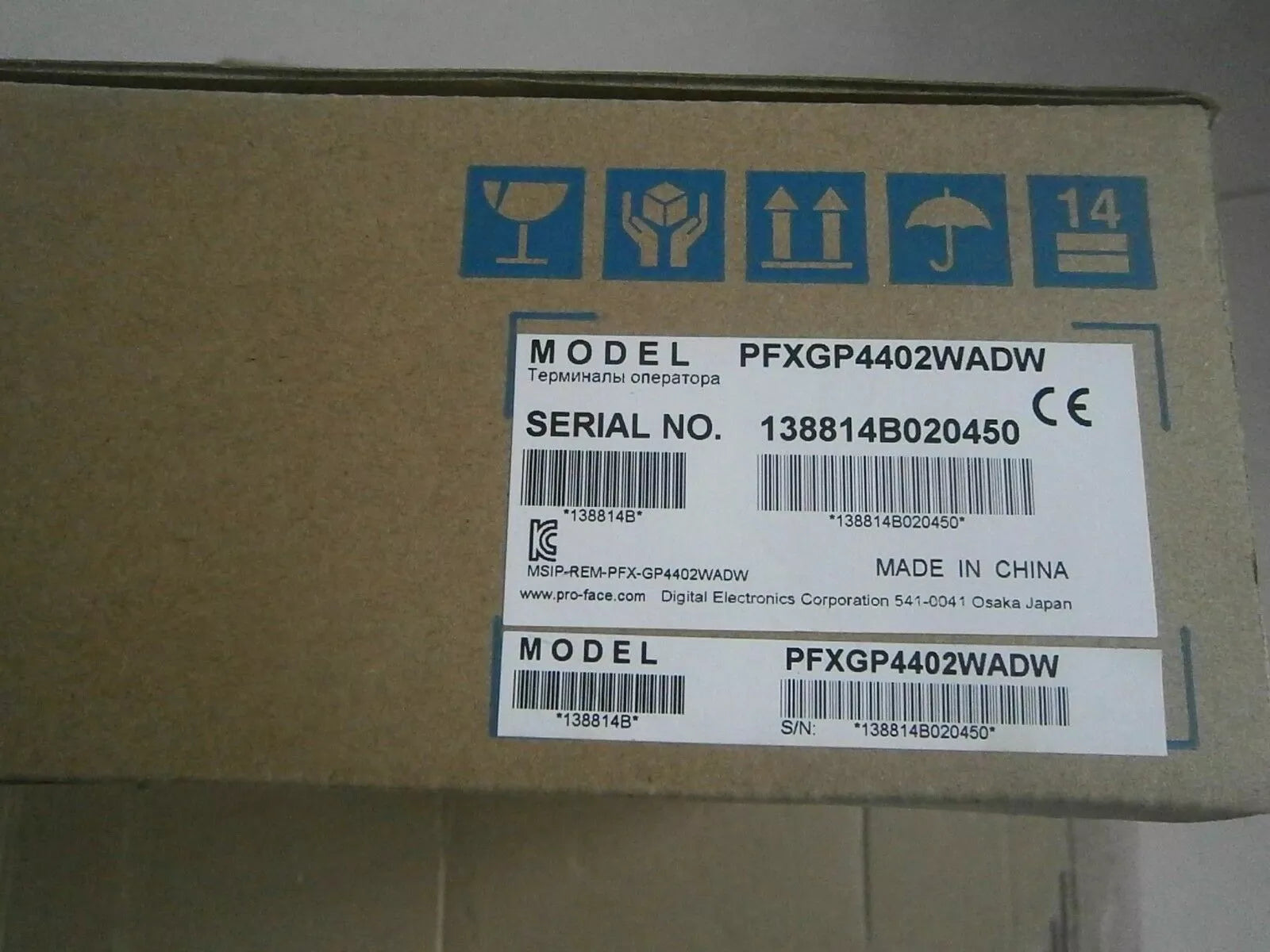 Proface PFXGP4402WADW HMI Pro-face GP-4402W 1PC New In Box - XG eqpt