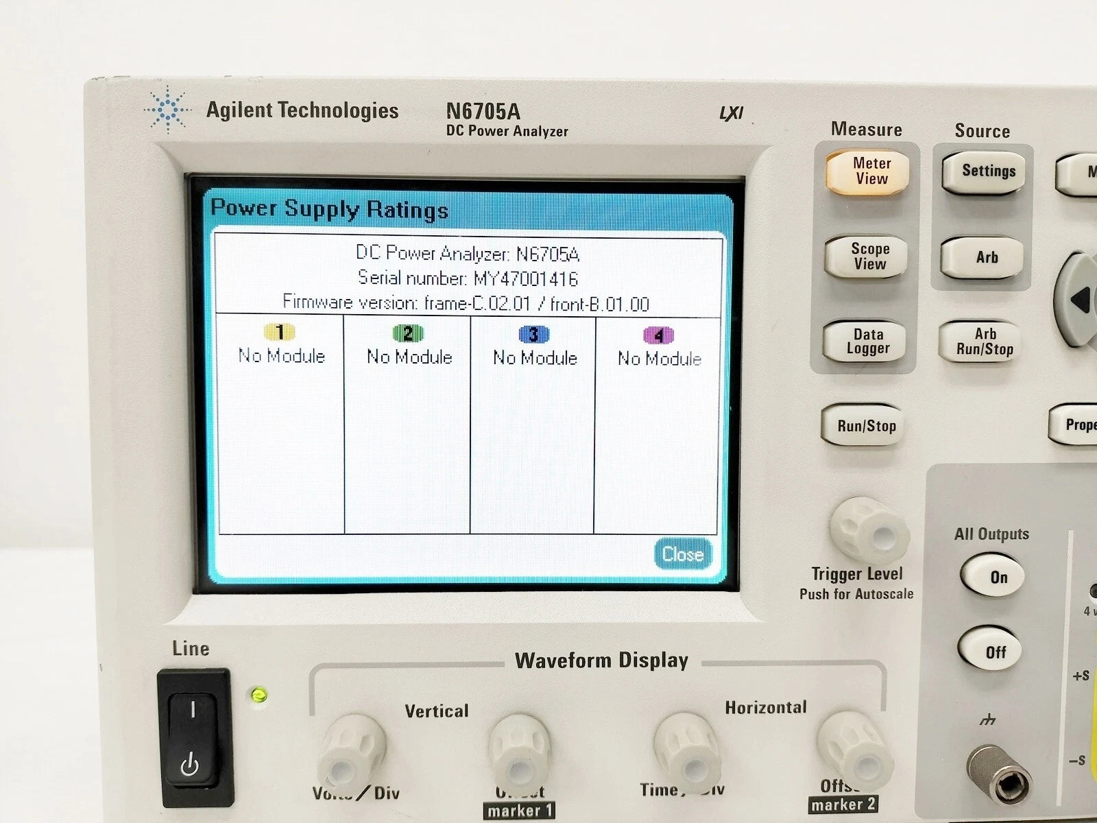 Agilent N6705A 600W Modular DC Power Analyzer