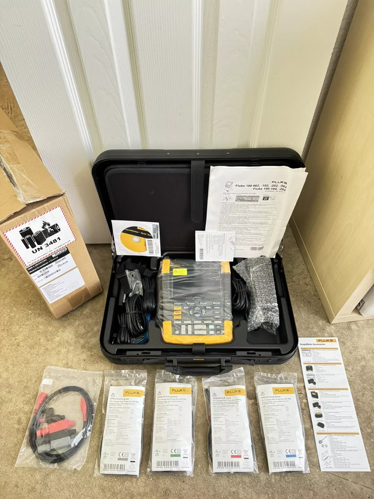 Fluke 190M-4 4 Channel 200 MHz Medical ScopeMeter - NEW SEALED