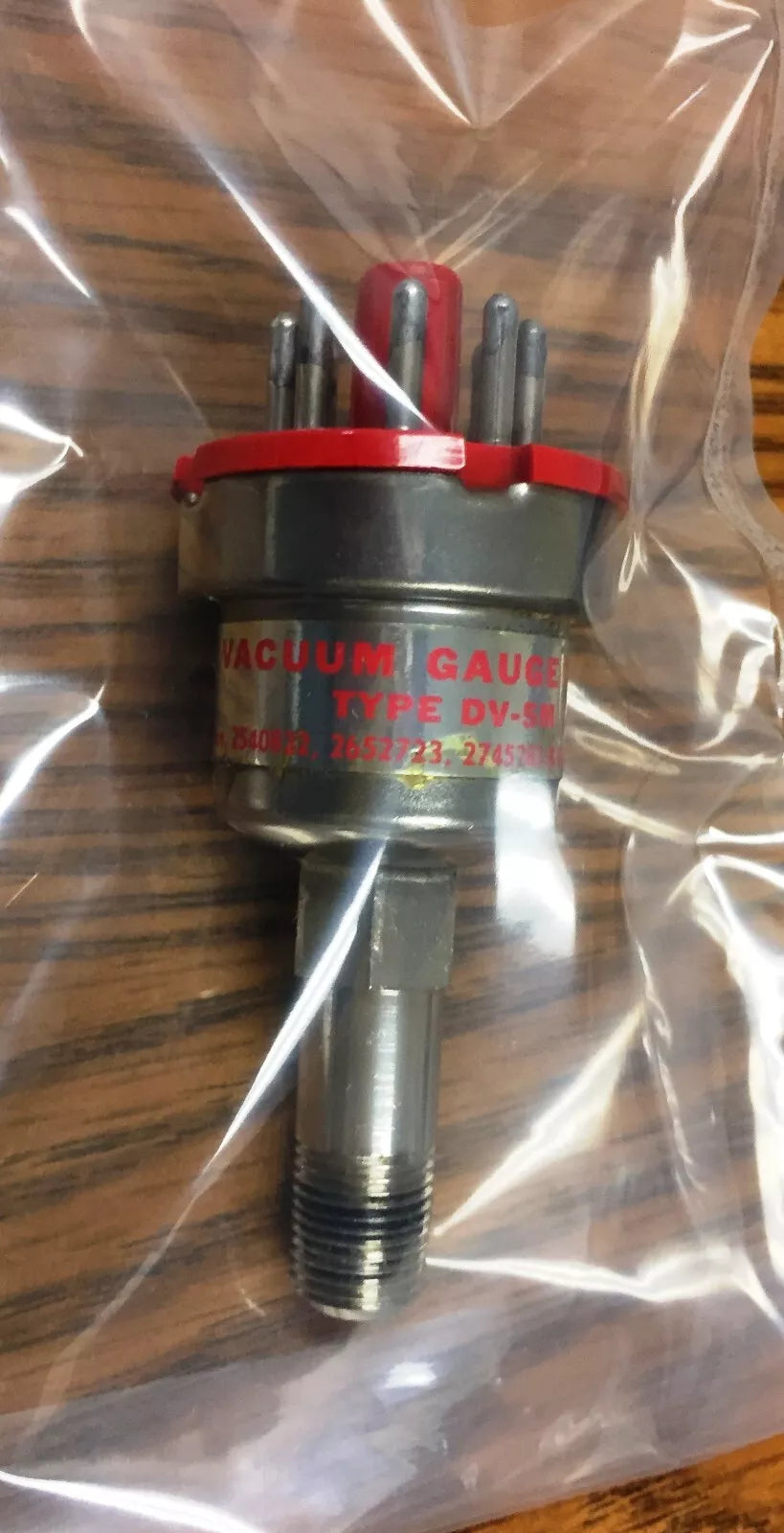 Teledyne Hastings DV-5M Thermocouple Vacuum Gauge Tube - 1 to 100 Torr Range