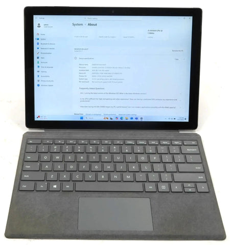 Microsoft Surface Pro 7 1866 Core i5-1035G4 1.10GHz 8GB 256GB Win 11 Home