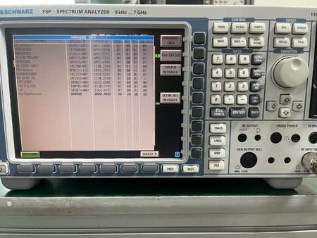 Rohde & Schwarz FSP7 Spectrum Analyzer 9 kHz - 7 GHz _ 101074 - XG eqpt