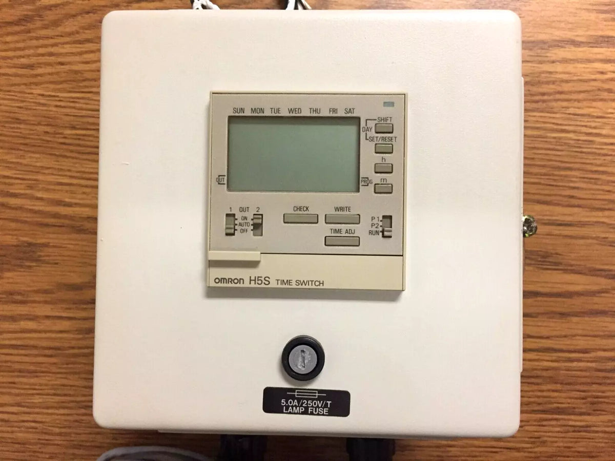 Omron H5S-B Digital Time Switch in a 6.5” x 6.5” x 4.5” Case