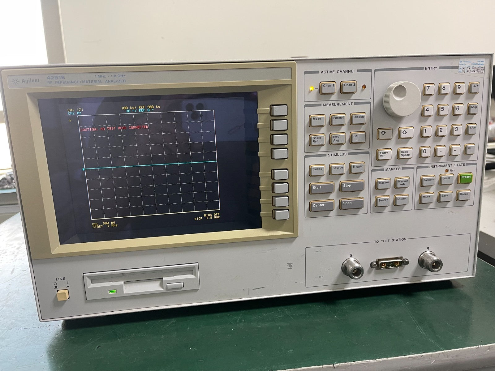 Agilent 4291B RF Impedance / Material Analyzer 1MHz - 1.8GHz , Opt. 002 _0601