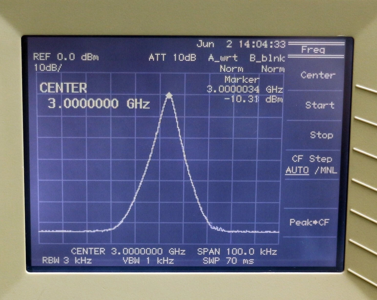 ADVANTEST R3131A 9KHz-3GHz Spectrum Analyze