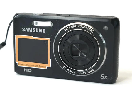 Samsung DualView DV100 16.1MP 5x Zoom Digital Camera - Free Shipping