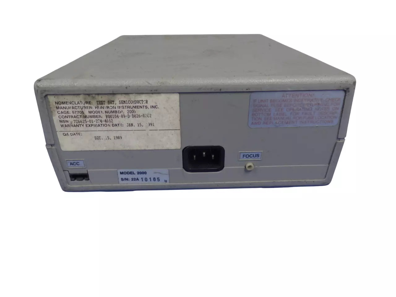 Huntron 2000 Tracker Component Tester Circuit Analyzer