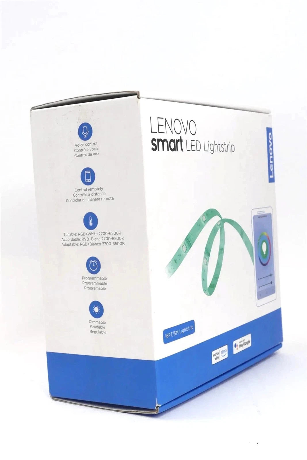 Lenovo 16FT Smart LED Lightstrip Compatible with Alexa Google - Free Shipping