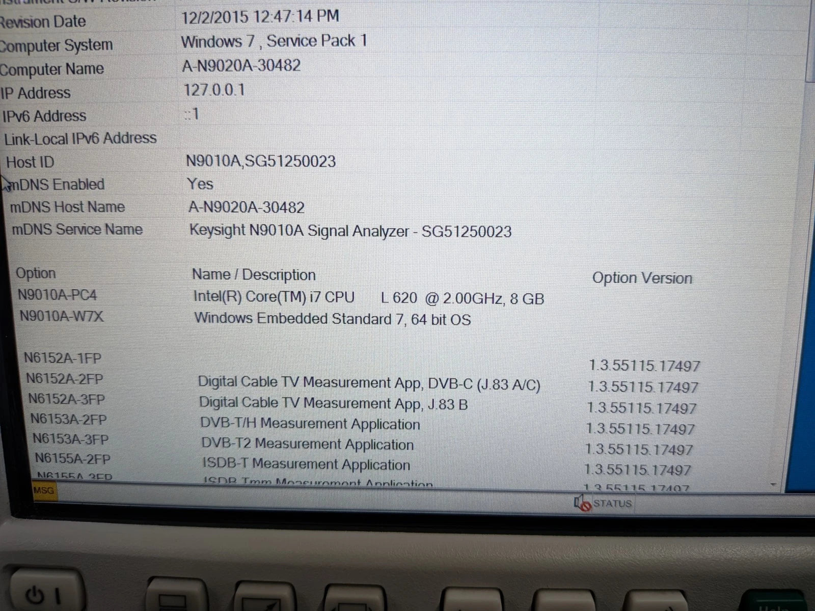 🔥Agilent Keysight N9010a (N9020a) 26.5Ghz EXA Signal Spectrum Analyzer ~ Cald!