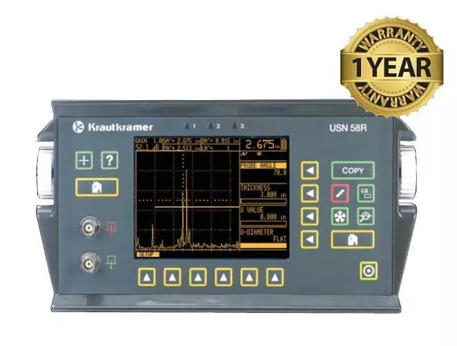 GE KrautKramer USN58R Ultrasonic Flaw Detector Thickness Gauge 25MHz USN-58R - XG eqpt