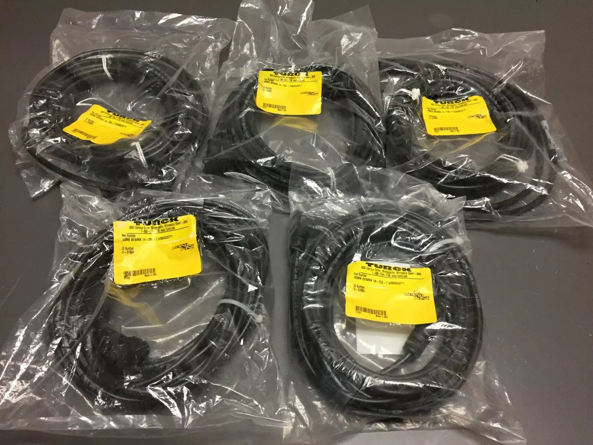Turck BSMK BKWMK 14-755-7.5/S653/S771 M16 Molded Cordset