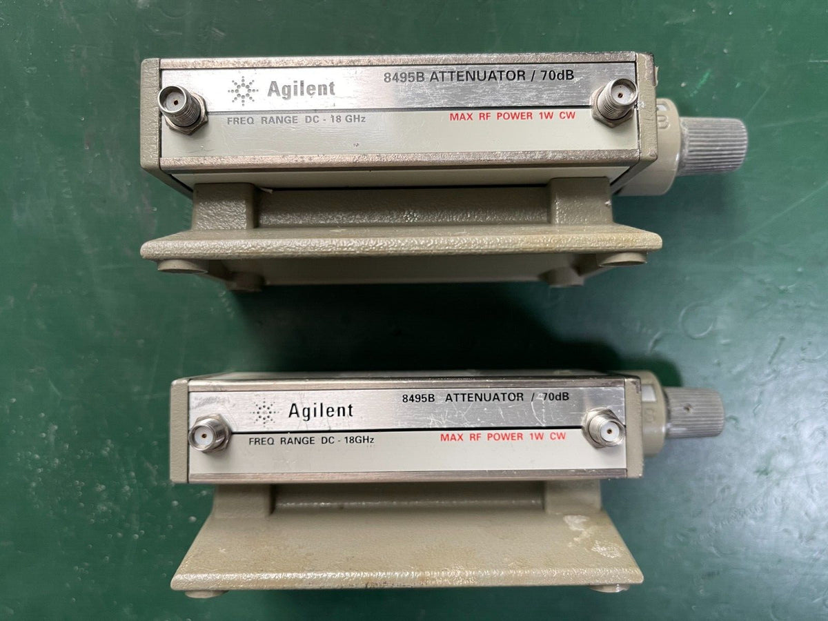 HP Agilent 8495B Step Attenuator 0-18GHz , 0-70dB , 10dB steps - XG eqpt