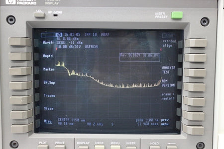 HP 71452B /122 Optical Spectrum Analyzer 600-1700nm