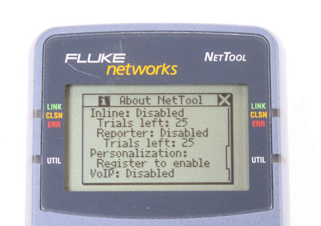 Fluke NetTool 10/100 Inline Network Connectivity Tester
