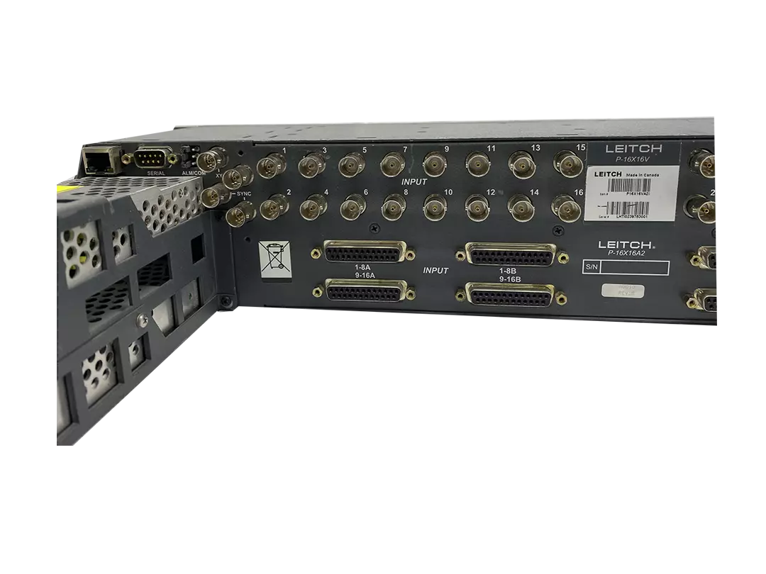 Leitch PANACEA P16X16VA 2RU Video Router SD with Embedded Audio