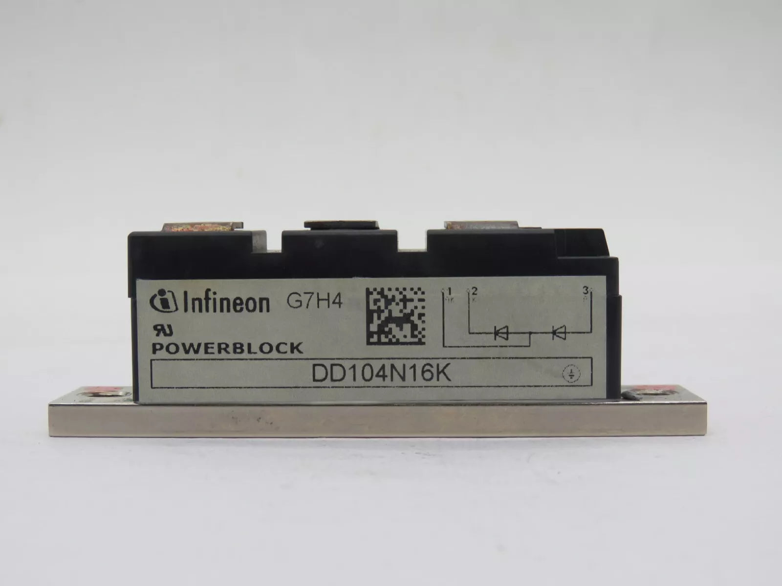 Set of 3 Infineon DD104N16K Diode Module 1 Pair Series 1.6KV 104A