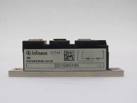 Set of 3 Infineon DD104N16K Diode Module 1 Pair Series 1.6KV 104A