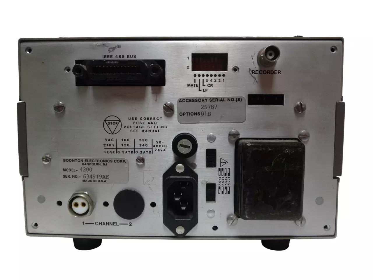 BOONTON 4200 RF Microwattmeter - High Precision RF Power Measurement