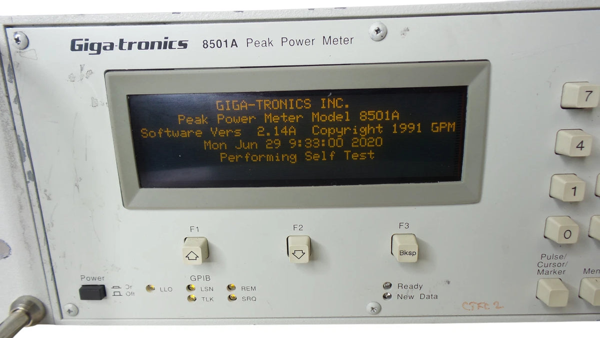 Gigatronics 8501A Peak Power Meter for Accurate Power Measurements
