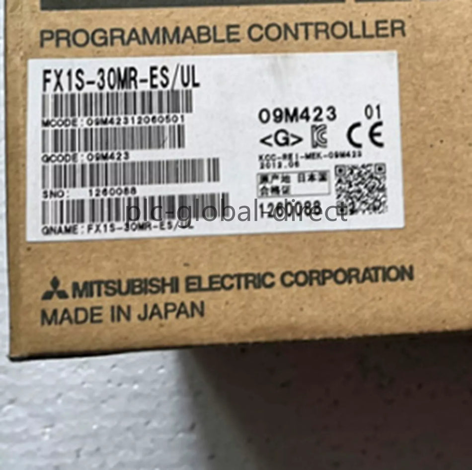 One Mitsubishi FX1S-30MR-ES/UL PLC Module FX1S30MRES/UL