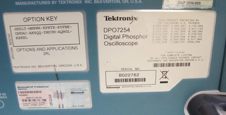 Tektronix DPO7254 Digital Phosphor Oscilloscope 2.5GHz, 40Gs/s AS-IS
