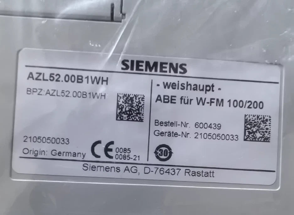 1PC Siemens AZL52.00B1WH LMV5 Display and operator unit