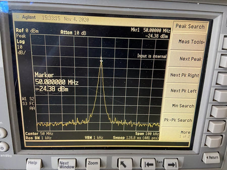 Keysight E4401B Signal Analyzer with 9 kHz - 1.5 GHz Frequency Range