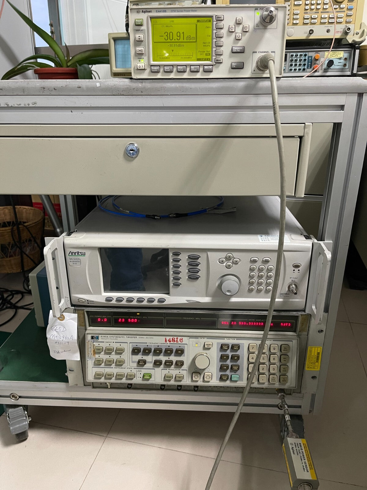 Agilent 8487D 50 MHz - 50 GHz RF Power Sensor , -70 dBm to -20 dBm