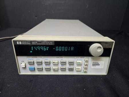 HP 66311B Mobile Communications DC Source 0-15V 0-3A 5A Peak