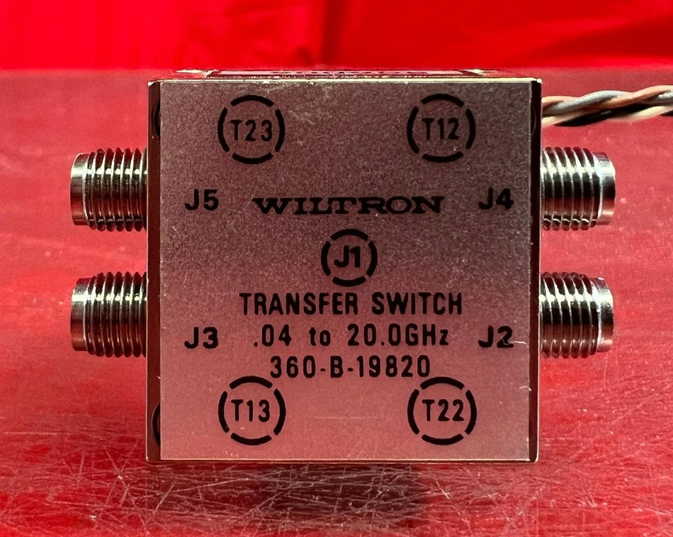 Wiltron 360-B-19820 806004 Transfer Switch