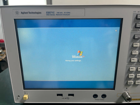 Agilent E5071C ENA RF Network Analyzer 100kHz–8.5GHz w/opt. 019, 285, UNQ_3973